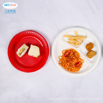 Plastic plates disposable sets